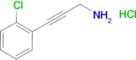 3-(2-chlorophenyl)prop-2-yn-1-amine hydrochloride