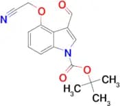 tert-butyl 4-(cyanomethoxy)-3-formyl-1H-indole-1-carboxylate