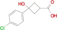 3-(4-chlorophenyl)-3-hydroxycyclobutanecarboxylic acid