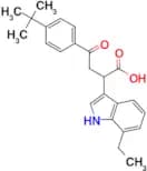 4-(4-(tert-Butyl)phenyl)-2-(7-ethylindol-3-yl)-4-oxobutanoic acid, 98%