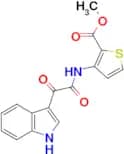 Methyl 3-(2-indol-3-yl-2-oxoacetylamino)thiophene-2-carboxylate, 98%