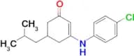 3-((4-chlorophenyl)amino)-5-(2-methylpropyl)cyclohex-2-en-1-one, 98%