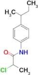 N-(4-sec-Butylphenyl)-2-chloropropanamide, 97%