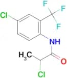 N-(4-Chloro-2-trifluoromethylphenyl)-2-chloropropanamide, 95%