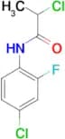N-(4-Chloro-2-fluorophenyl)-2-chloropropanamide, 98%