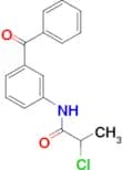 2-Chloro-N-(3-(phenylcarbonyl)phenyl)propanamide, 95%