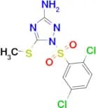 1-((2,5-dichlorophenyl)sulfonyl)-5-methylthio-1,2,4-triazole-3-ylamine,  98%