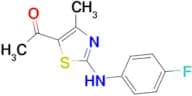 1-[2-(4-fluoroanilino)-4-methyl-1,3-thiazol-5-yl]-1-ethanone,  95%