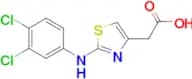 2-{2-[(3,4-Dichlorophenyl)amino]thiazol-4-yl}acetic acid