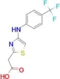 2-(4-(4-(Trifluoromethyl)phenylamino)-3,5-thiazolyl)acetic acid
