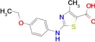 2-((4-Ethoxyphenyl)amino)-4-methyl-1,3-thiazole-5-carboxylic acid, 95%
