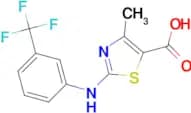 2-((3-(Trifluoromethyl)phenyl)amino)-4-methyl-1,3-thiazole-5-carboxylic acid, 95%