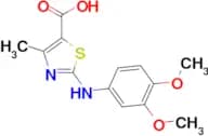 2-((3,4-Dimethoxyphenyl)amino)-4-methylthiazole-5-carboxylic acid