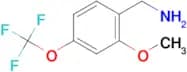 2-Methoxy-4-(trifluoromethoxy)benzylamine