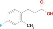 3-(4-Fluoro-2-methylphenyl)propionic acid