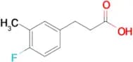 3-(4-Fluoro-3-methylphenyl)propionic acid