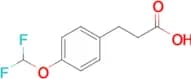 3-[4-(Difluoromethoxy)phenyl]propionic acid