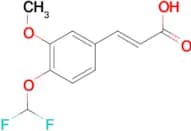 4-(Difluoromethoxy)-3-methoxycinnamic acid