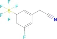 3-Fluoro-5-(pentafluorosulfur)phenylacetonitrile