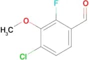 4-Chloro-2-fluoro-3-methoxybenzaldehyde