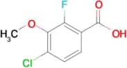 4-Chloro-2-fluoro-3-methoxybenzoic acid
