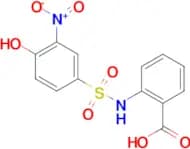 2-[(4-Hydroxy-3-nitrophenyl)sulfonamido]benzoic acid
