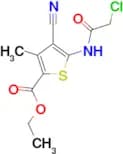 5-(2-Chloro-acetylamino)-4-cyano-3-methyl-thiophene-2-carboxylic acid ethyl ester