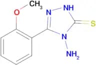 4-Amino-5-(2-methoxy-phenyl)-4H-[1,2,4]triazole-3-thiol