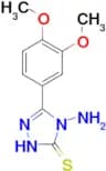 4-Amino-5-(3,4-dimethoxy-phenyl)-4H-[1,2,4]triazole-3-thiol