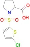 1-[(5-chlorothien-2-yl)sulfonyl]pyrrolidine-2-carboxylic acid