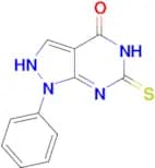 6-mercapto-1-phenyl-1,5-dihydro-4H-pyrazolo[3,4-d]pyrimidin-4-one
