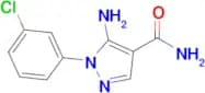 5-amino-1-(3-chlorophenyl)-1H-pyrazole-4-carboxamide
