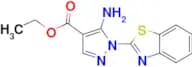 Ethyl 5-amino-1-(1,3-benzothiazol-2-yl)-1H-pyrazole-4-carboxylate