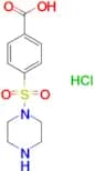 4-(piperazin-1-ylsulfonyl)benzoic acid hydrochloride