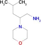 4-methyl-2-morpholin-4-ylpentan-1-amine