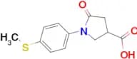1-[4-(methylthio)phenyl]-5-oxopyrrolidine-3-carboxylic acid