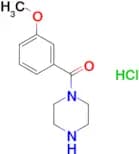 1-(3-methoxybenzoyl)piperazine hydrochloride