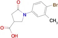 1-(4-bromo-3-methylphenyl)-5-oxopyrrolidine-3-carboxylic acid