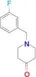 1-[(3-fluorophenyl)methyl]piperidin-4-one