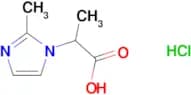 2-(2-methyl-1H-imidazol-1-yl)propanoic acid hydrochloride