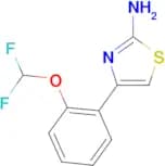 4-[2-(difluoromethoxy)phenyl]-1,3-thiazol-2-amine