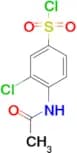 3-chloro-4-acetamidobenzene-1-sulfonyl chloride