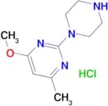 4-Methoxy-6-methyl-2-(piperazin-1-yl)pyrimidine hydrochloride