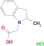 (2-methyl-2,3-dihydro-1H-indol-1-yl)acetic acid hydrochloride