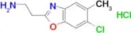 [2-(6-chloro-5-methyl-1,3-benzoxazol-2-yl)ethyl]amine hydrochloride
