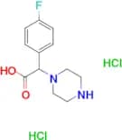 (4-fluorophenyl)(1-piperazinyl)acetic acid dihydrochloride