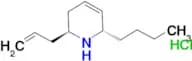 (2S,6S)-2-allyl-6-butyl-1,2,3,6-tetrahydropyridine hydrochloride