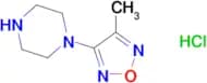 1-(4-methyl-1,2,5-oxadiazol-3-yl)piperazine hydrochloride