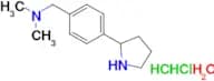 N,N-dimethyl-1-[4-(2-pyrrolidinyl)phenyl]methanamine dihydrochloride hydrate
