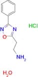 [2-(3-phenyl-1,2,4-oxadiazol-5-yl)ethyl]amine hydrochloride hydrate